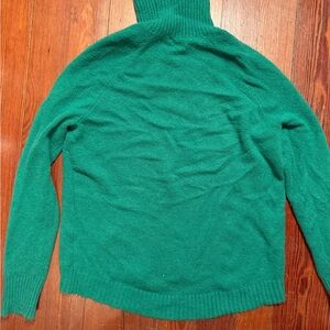 J. Crew Emerald Green Turtleneck Sweater